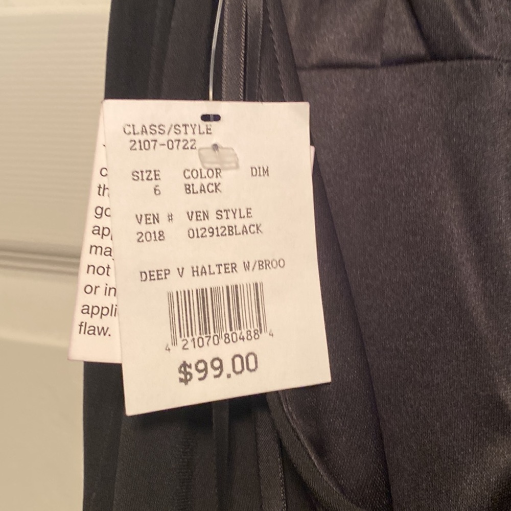 Brand New Blondie Nites, bought from David’s Bridal Black floor length gown… - Picture 5 of 5